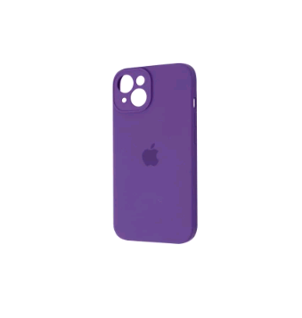 Silicone Case Full Camera Protective (AA) для iPhone 14 (Violet)-0